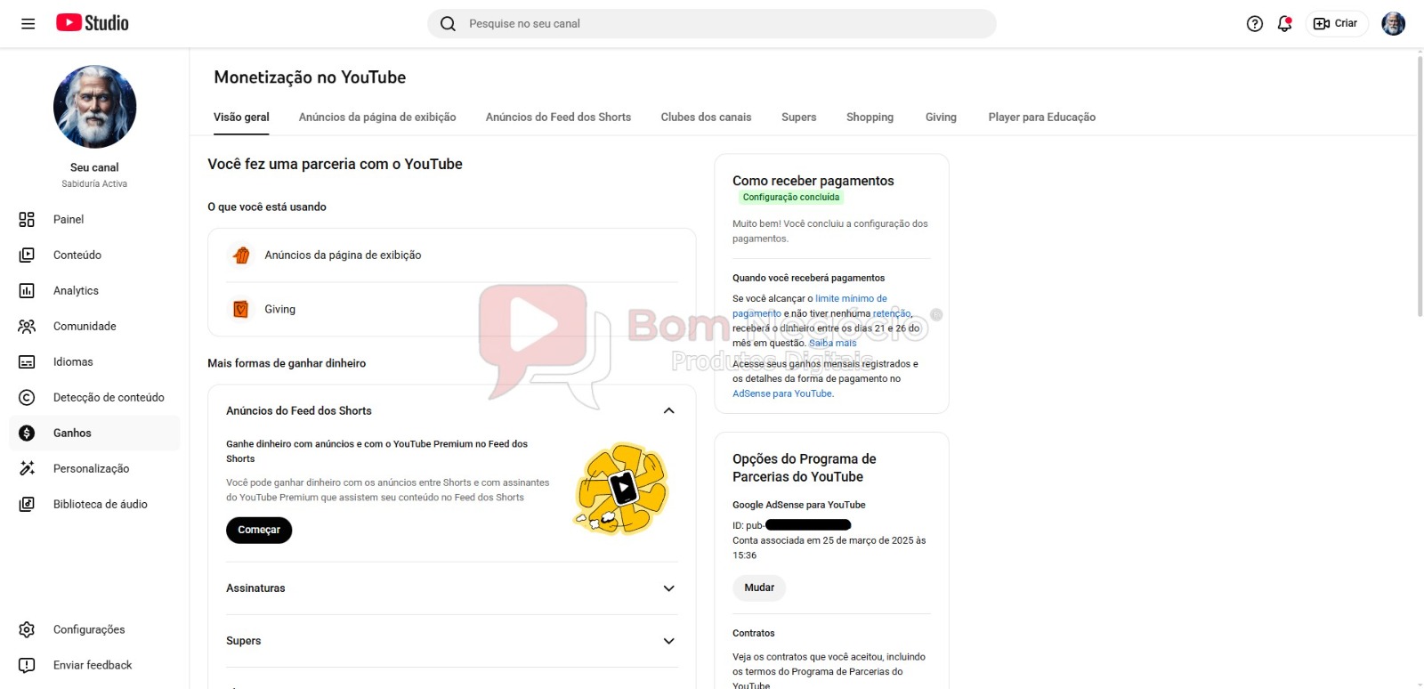 CANAL DO YOUTUBE DE 31K MONETIZADO - SAÚDE (COD-466) - Imagem 4