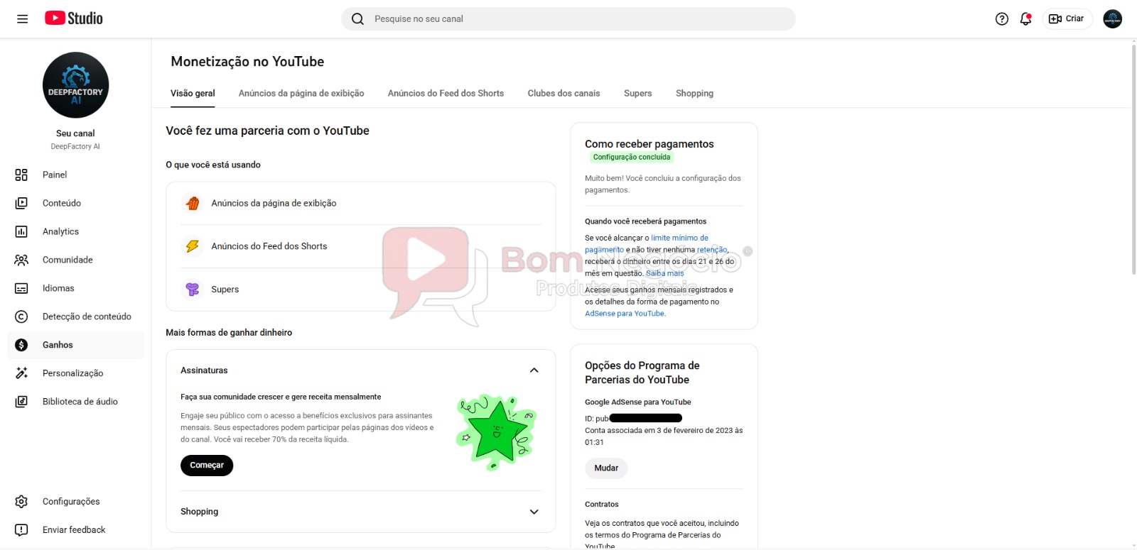 CANAL DO YOUTUBE DE 2K MONETIZADO - CURIOSIDADES (COD-507) - Imagem 4