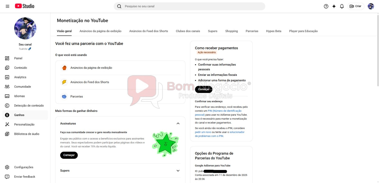 CANAL DO YOUTUBE DE 4K MONETIZADO - ANIMES (COD-573) - Imagem 4