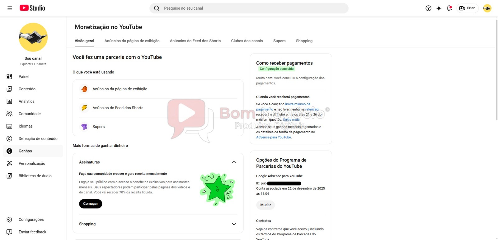CANAL DO YOUTUBE DE 4K MONETIZADO - HISTORIAS (COD-578) - Imagem 4