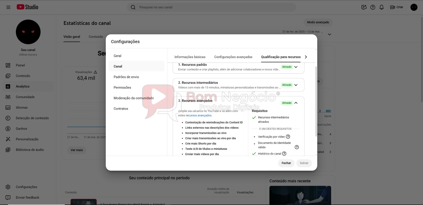 CANAL DO YOUTUBE DE 1K NÃO MONETIZADO - HISTORIAS DE TERROR (COD-602) - Imagem 4
