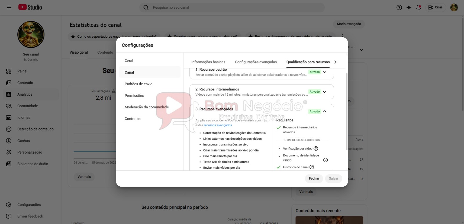 CANAL DO YOUTUBE DE 8K NÃO MONETIZADO - ENTRETENIMENTO (COD-509) - Imagem 4