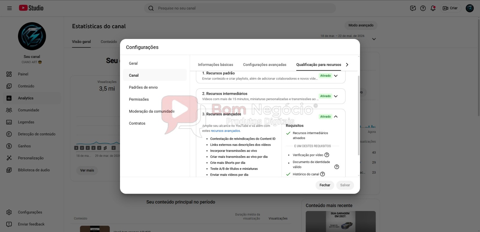 CANAL DO YOUTUBE DE 114K NÃO MONETIZADO - QUIZ (COD-515) - Imagem 4