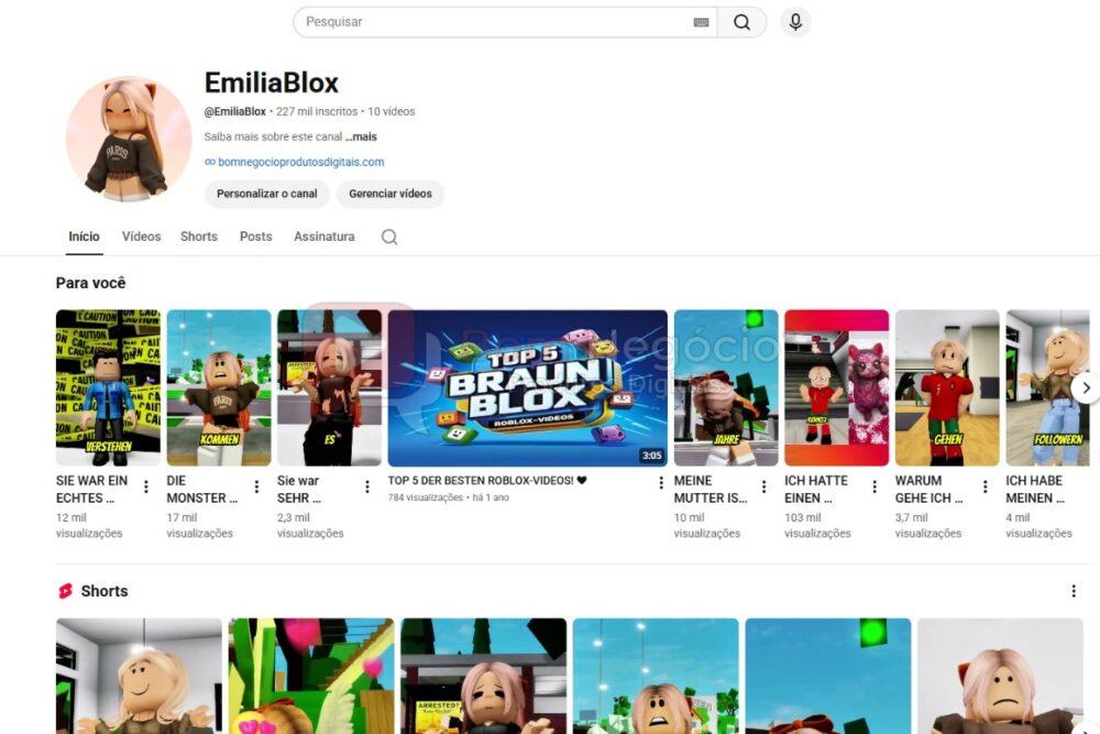 CANAL DO YOUTUBE DE 227K NÃO MONETIZADO - INFANTIL (COD-518)