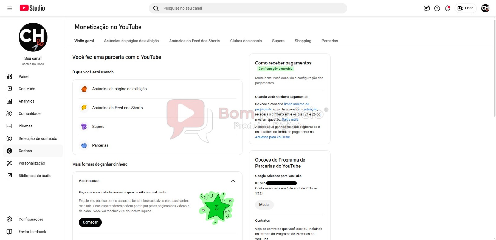 CANAL DO YOUTUBE DE 7K MONETIZADO - GAMES (COD-532) - Imagem 4