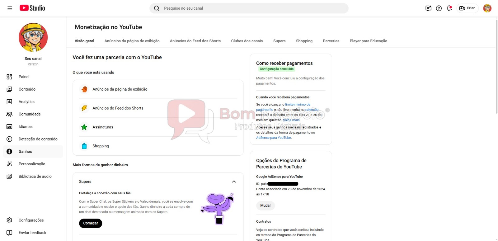 CANAL DO YOUTUBE DE 8K MONETIZADO - GAMES (COD-547) - Imagem 4
