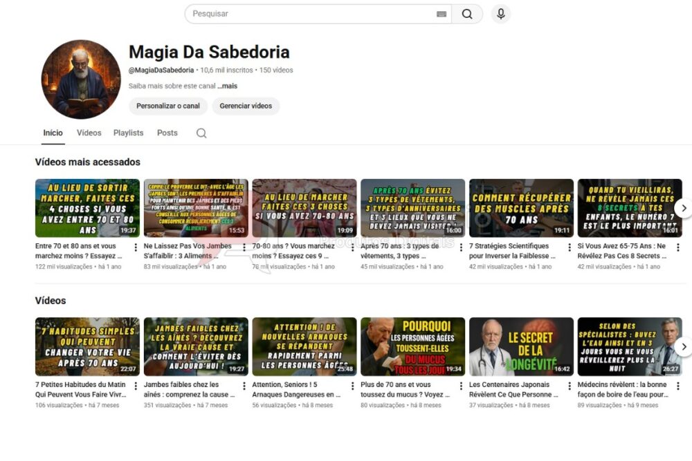 CANAL DO YOUTUBE DE 10K MONETIZADO - MEDITAÇÃO (COD-551)