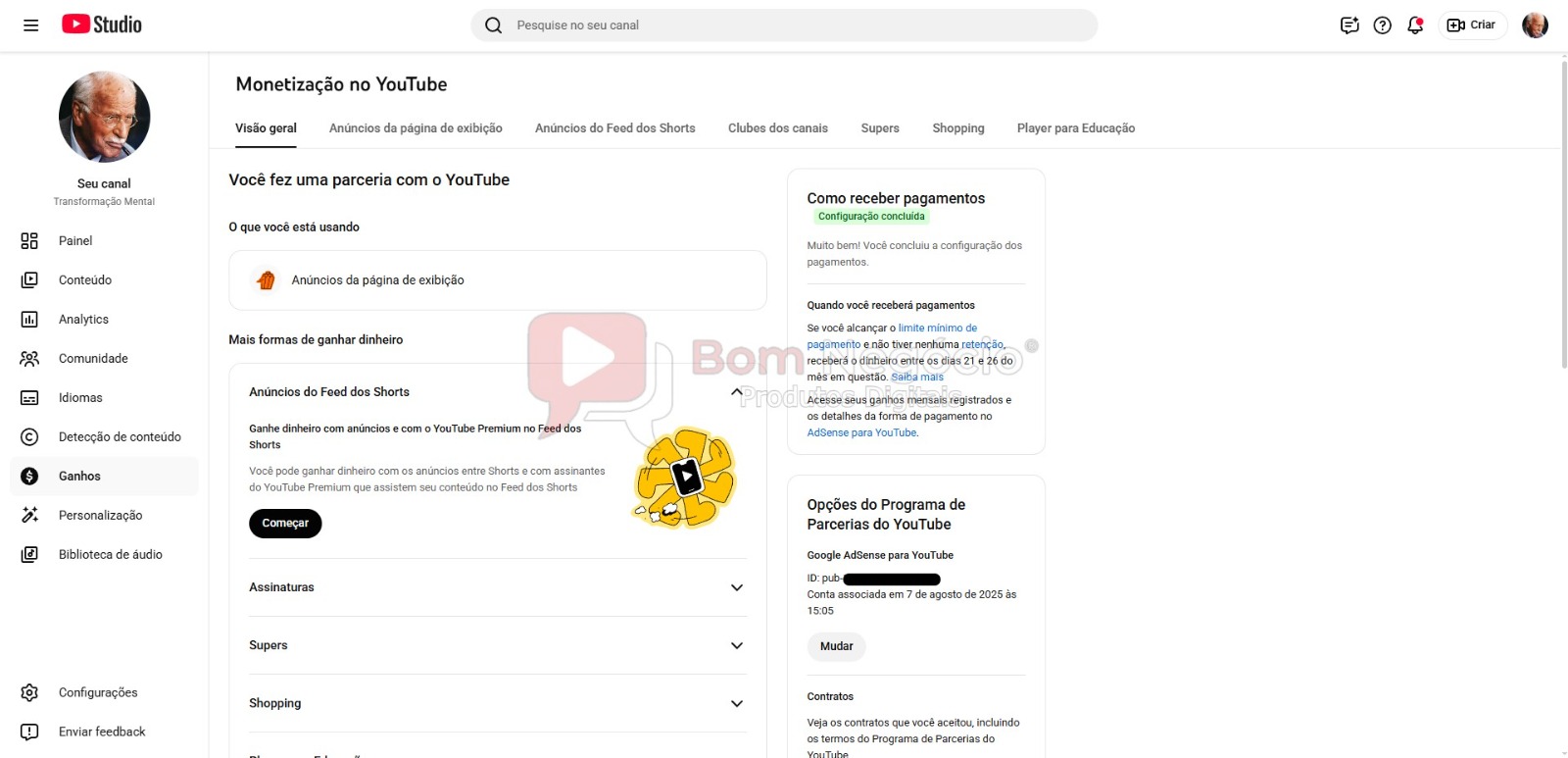 CANAL DO YOUTUBE DE 3K MONETIZADO - MEDITAÇÃO (COD-552) - Imagem 4