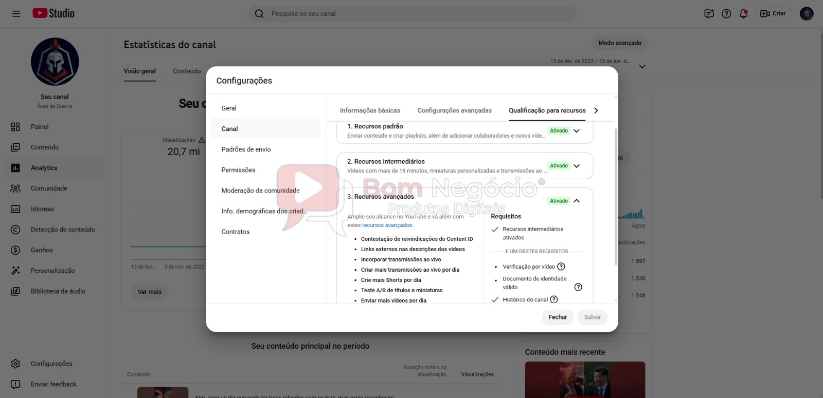 CANAL DO YOUTUBE DE 17K NÃO MONETIZADO - POLITICA (COD-575) - Imagem 4