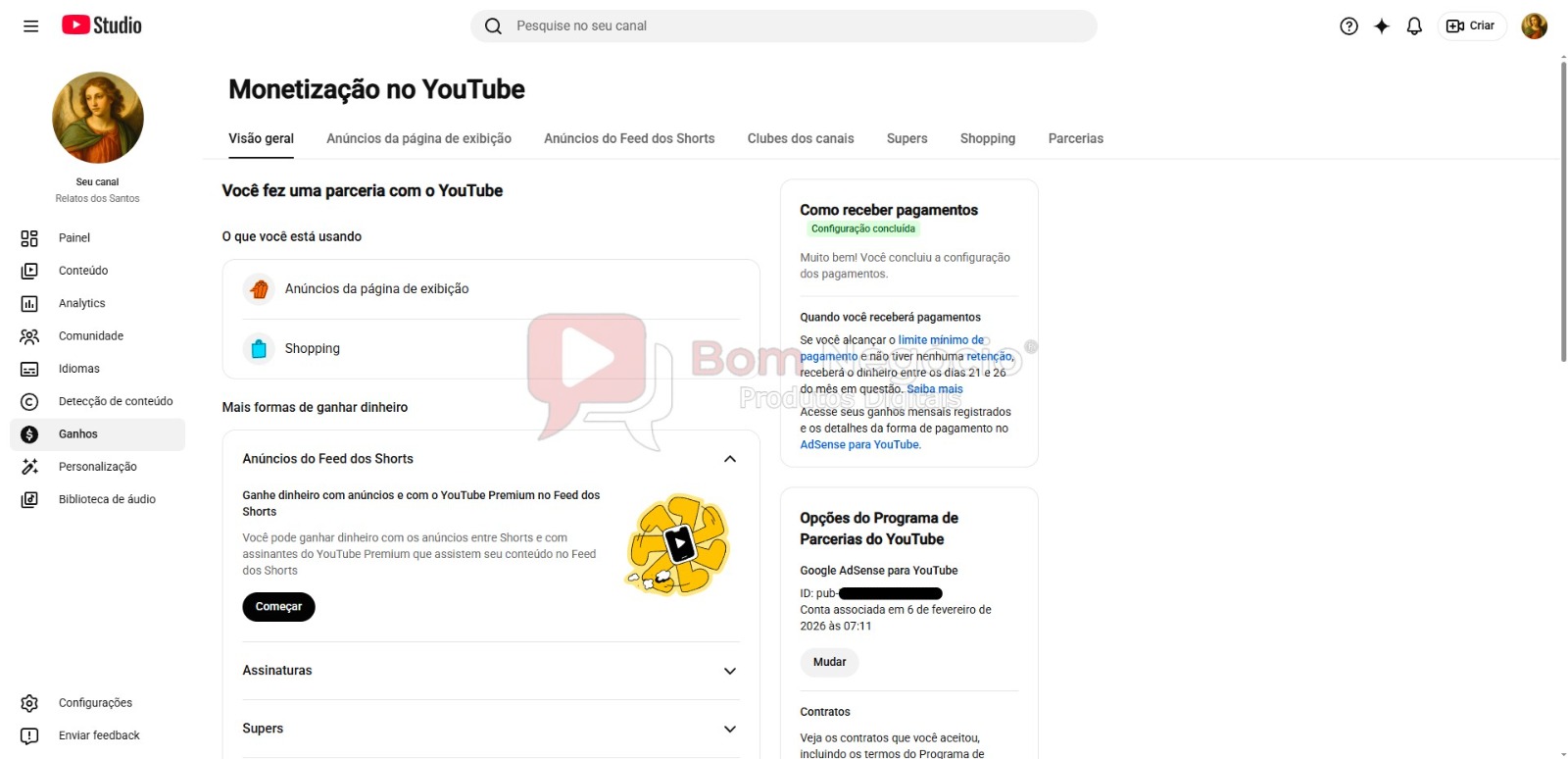 CANAL DO YOUTUBE DE 4K MONETIZADO - RELIGIÃO (COD-583) - Imagem 4