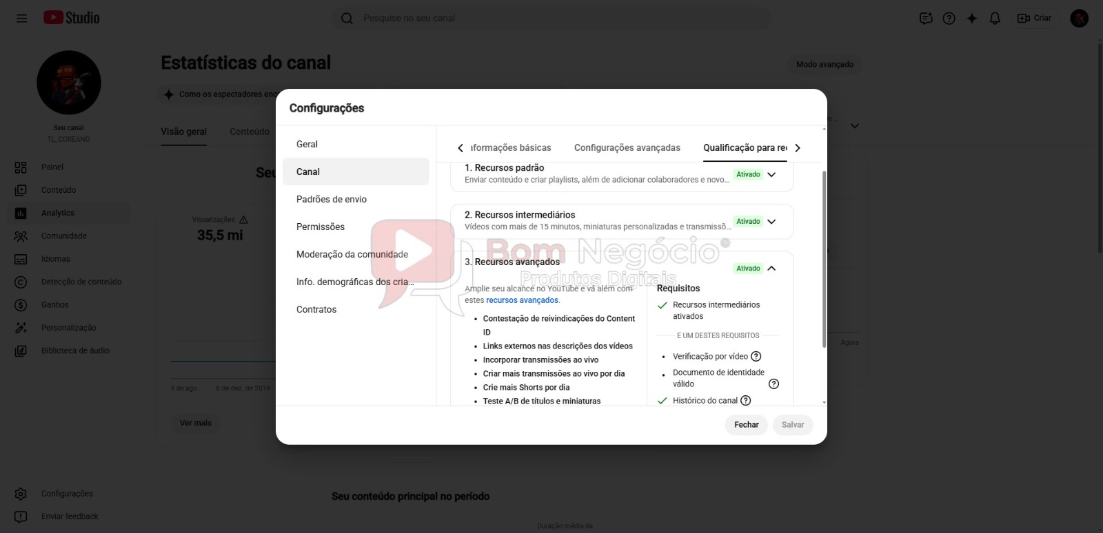 CANAL DO YOUTUBE DE 153K NÃO MONETIZADO - GAMES (COD-616) - Imagem 4