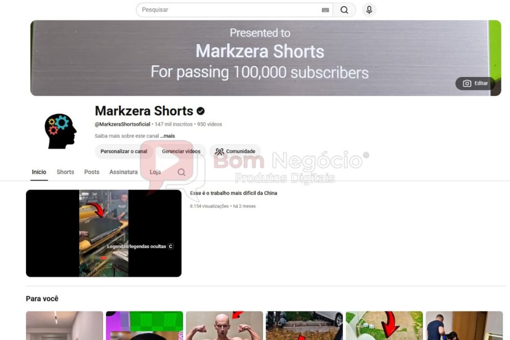 CANAL DO YOUTUBE DE 140K MONETIZADO - ENTRETENIMENTO (COD-650)
