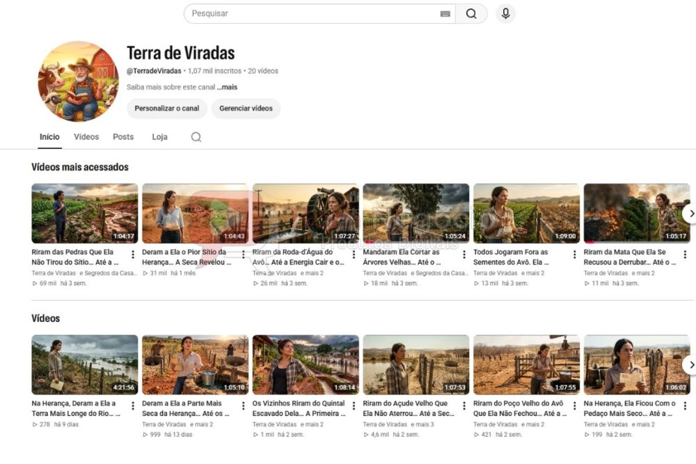 CANAL DO YOUTUBE DE 1K MONETIZADO - ENTRETENIMENTO (COD-730)
